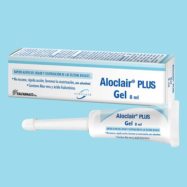 Aloclair PLUS para aftas localizadas de fácil acceso